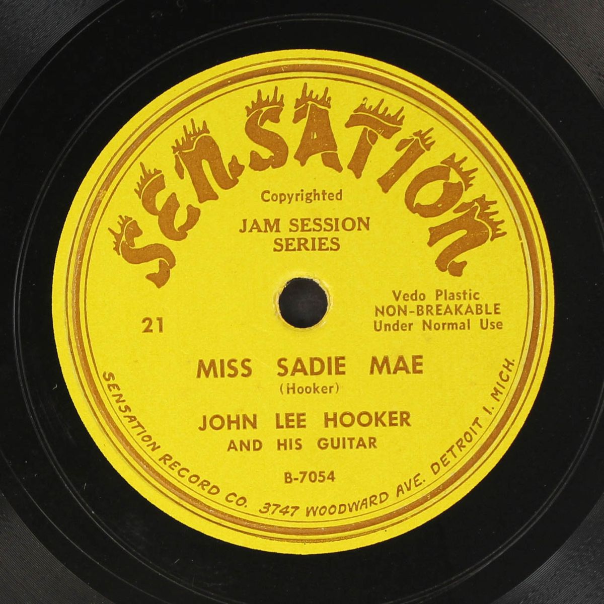 burnin' hell / miss sadie mae by JOHN LEE HOOKER