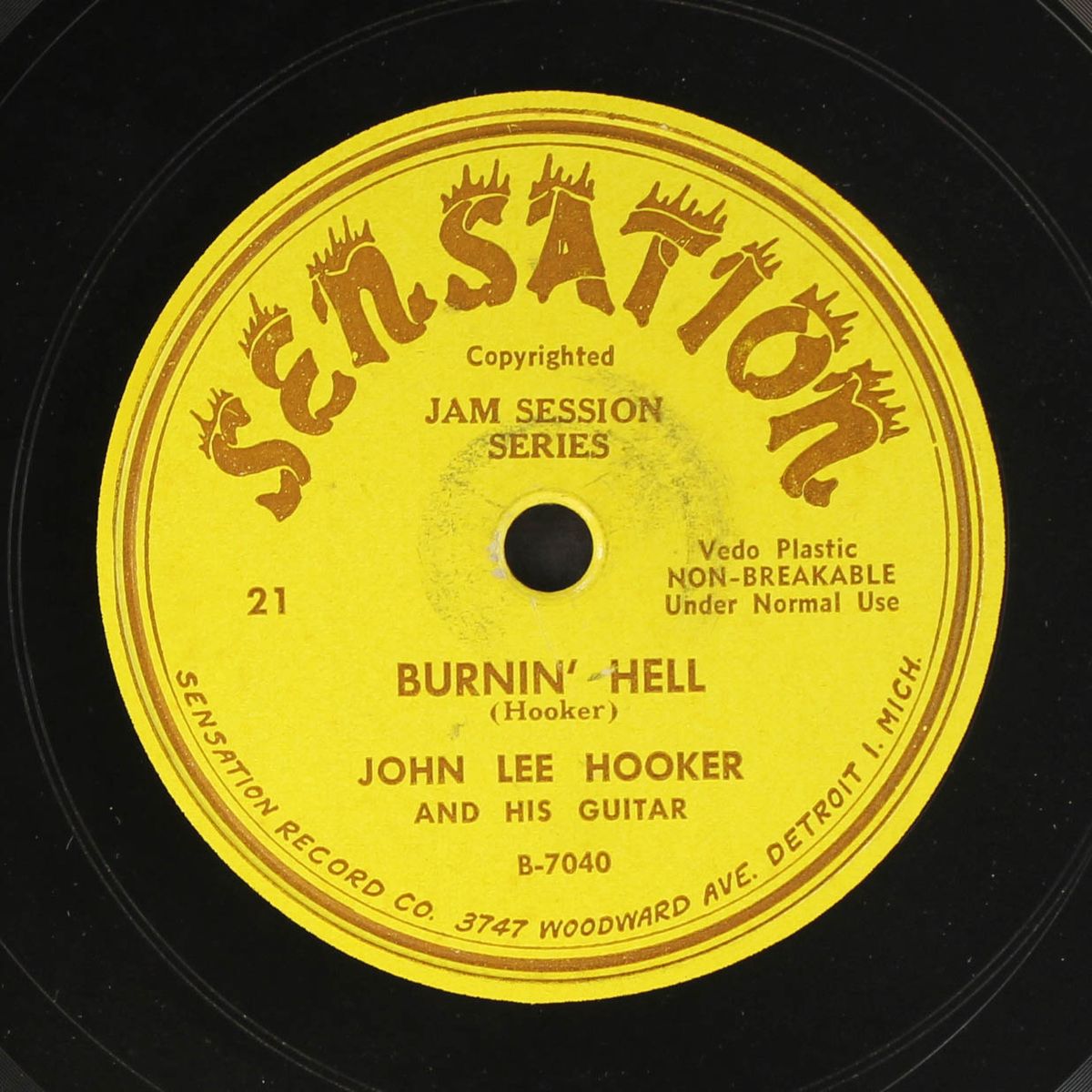 burnin' hell / miss sadie mae by JOHN LEE HOOKER