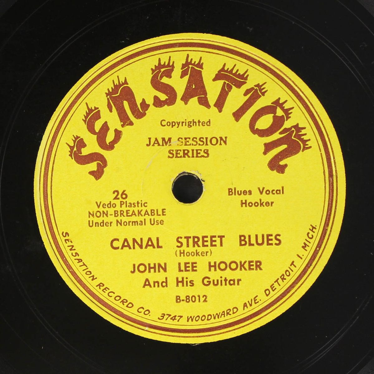 canal street blues / huckle up baby by JOHN LEE HOOKER