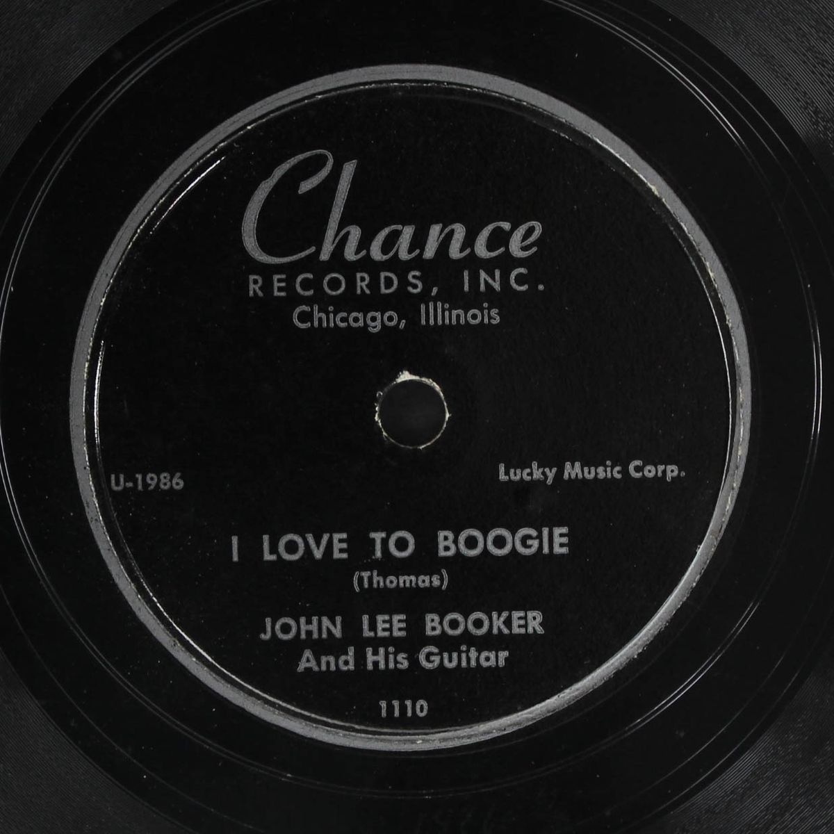 love to boogie / graveyard blues by JOHN LEE BOOKER