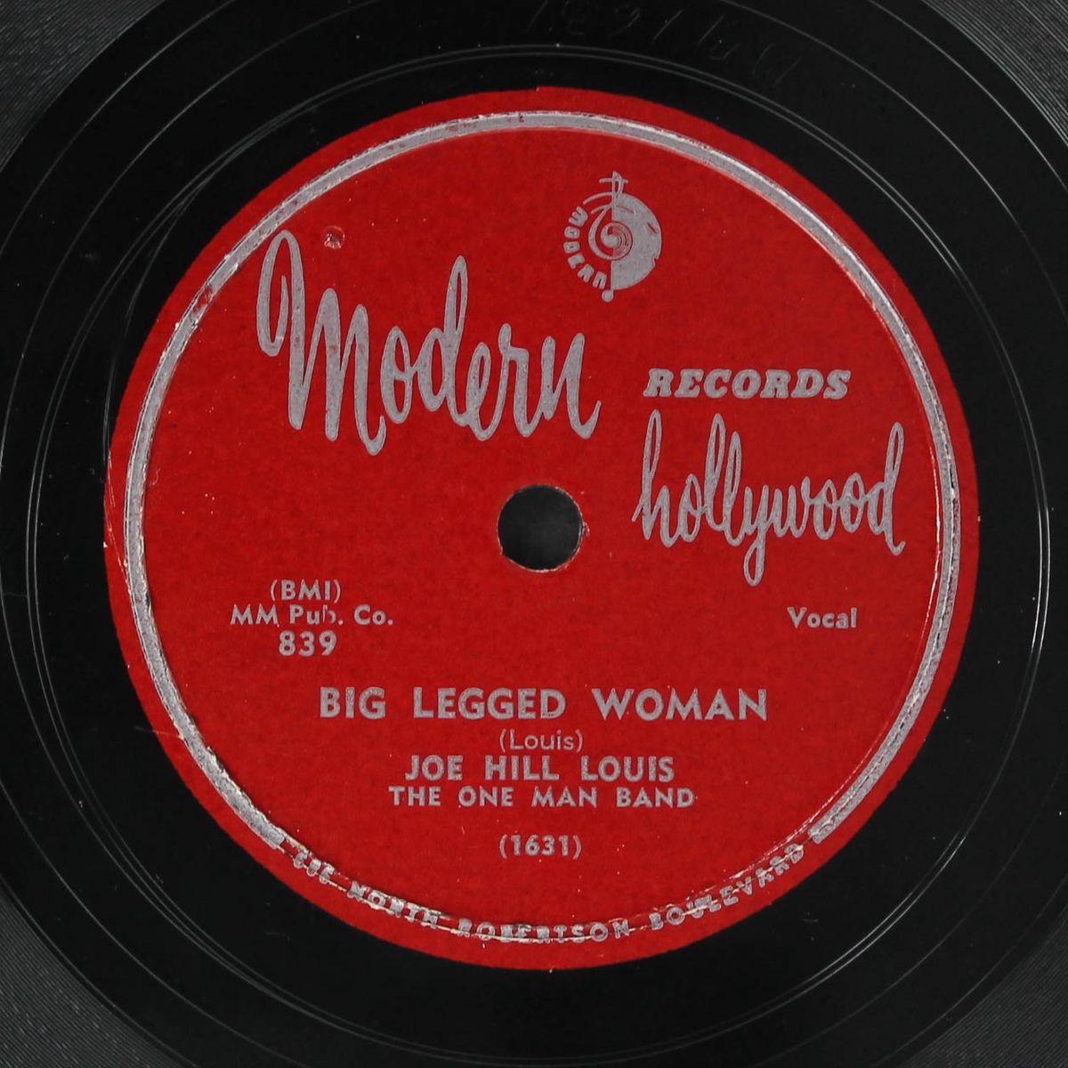big legged woman / gotta go baby by JOE HILL LOUIS