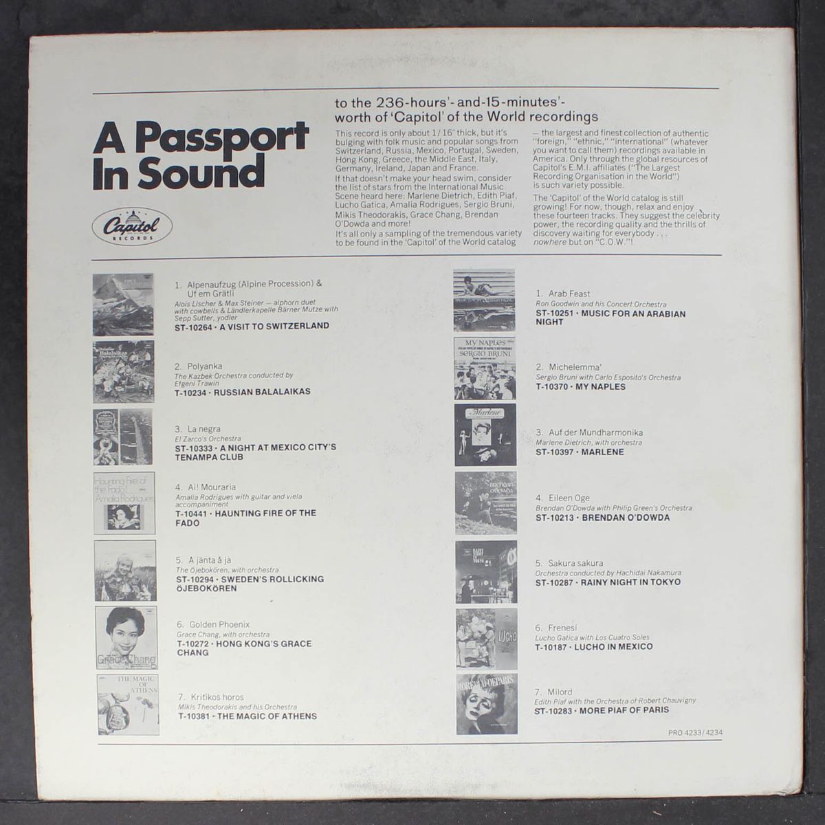 a passport in sound by VARIOUS