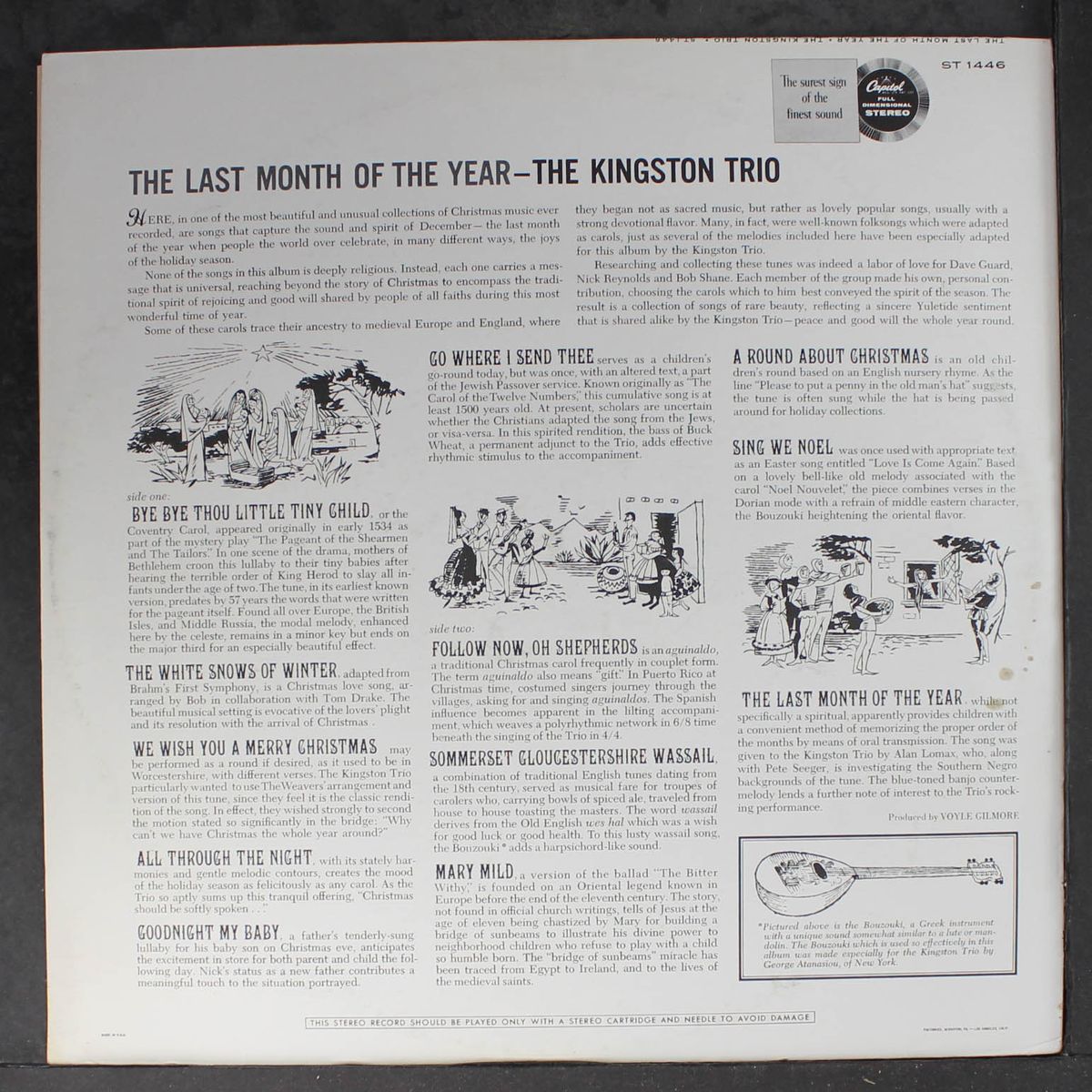 the last month of the year by KINGSTON TRIO