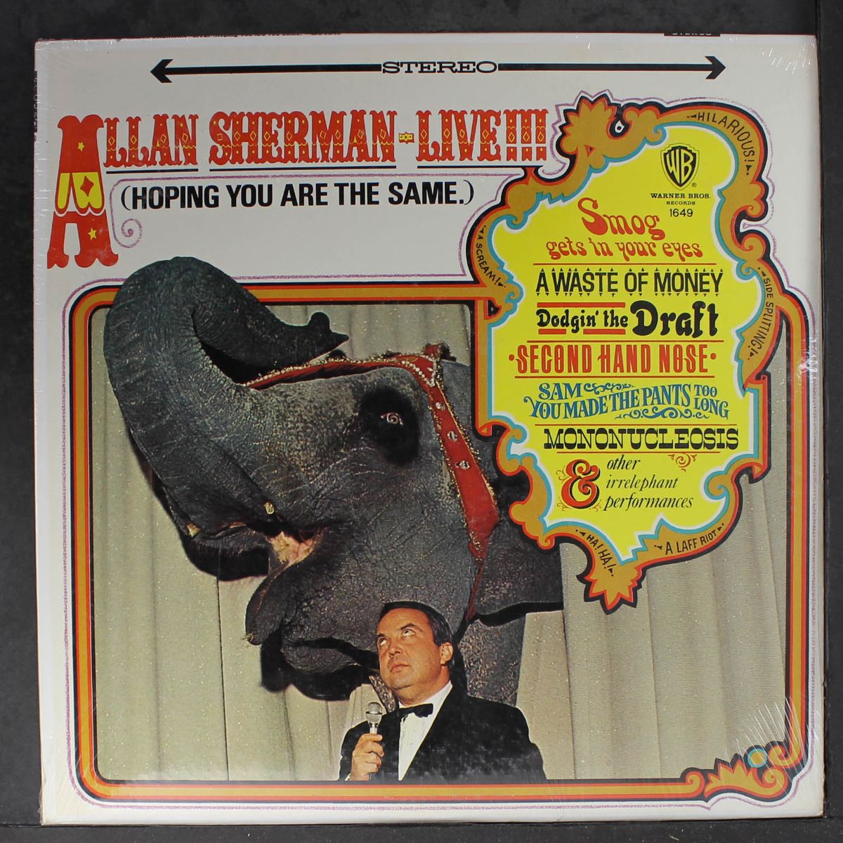 live!!! (hoping you are the same) by ALLAN SHERMAN