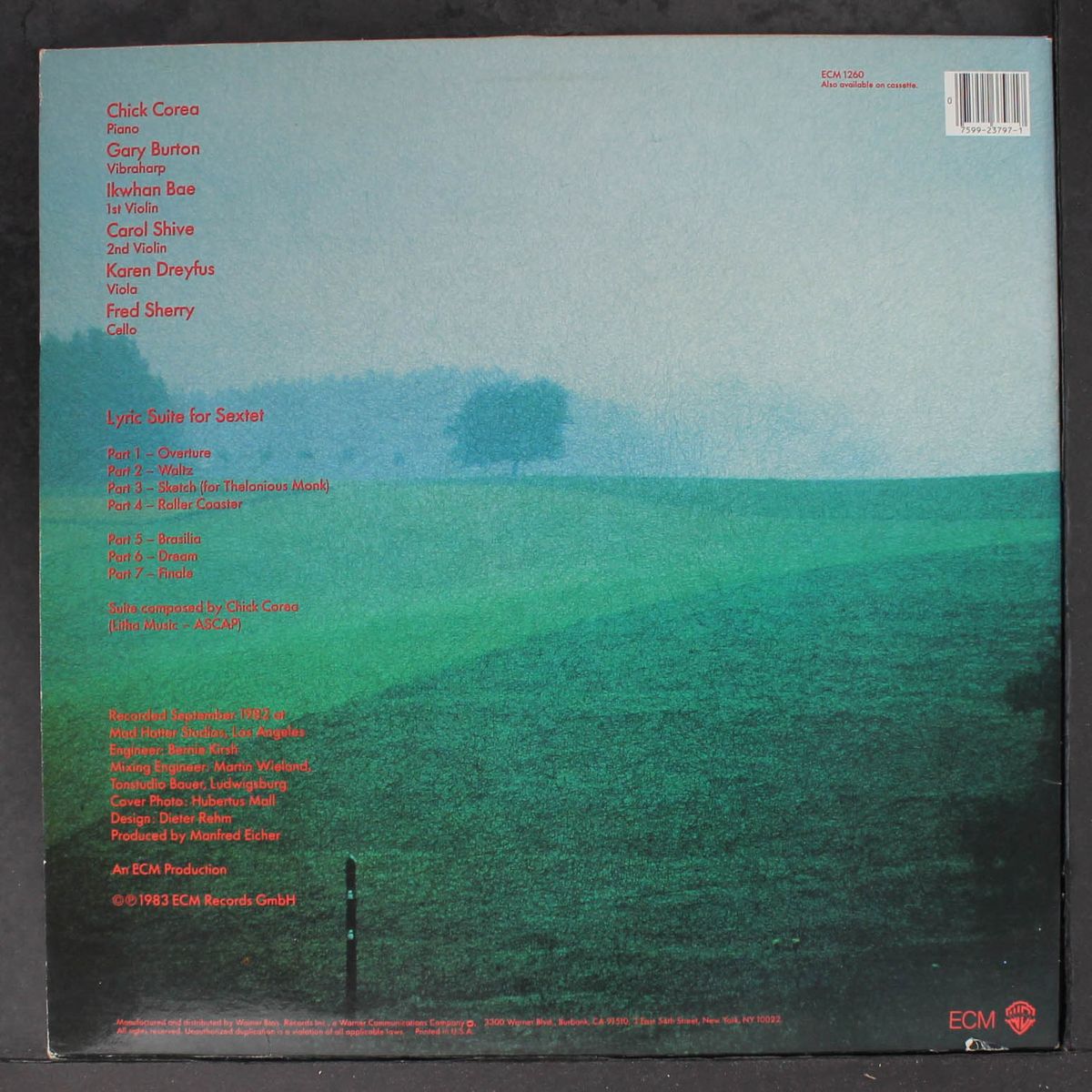 lyric suite for sextet by CHICK COREA & GARY BURTON
