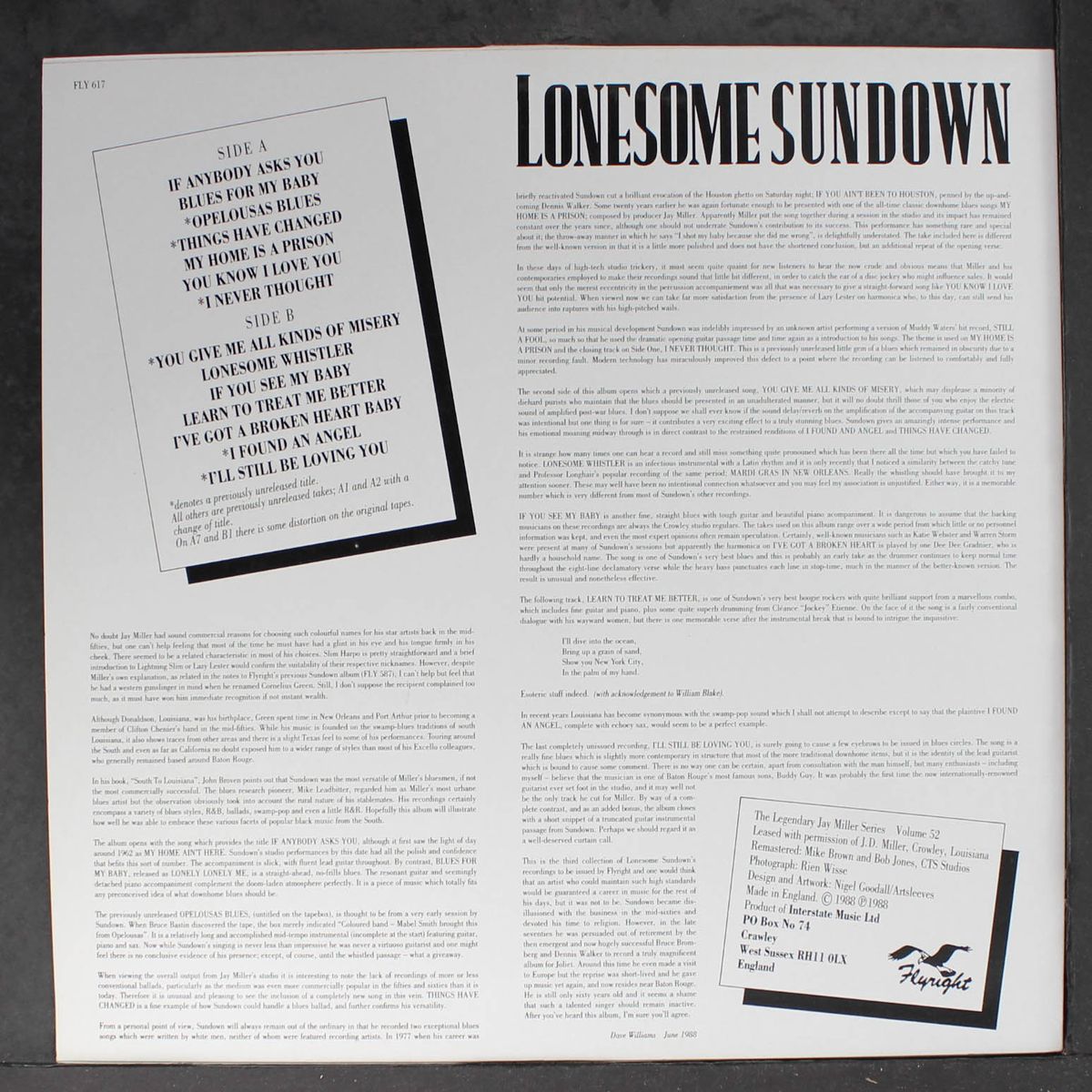 if anybody asks you by LONESOME SUNDOWN