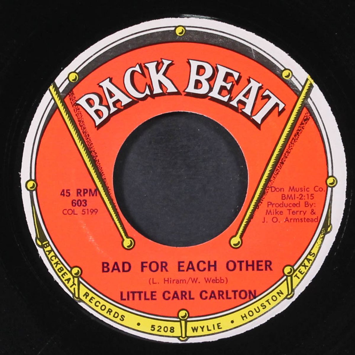 bad for each other / look at mary wonder by LITTLE CARL CARLTON