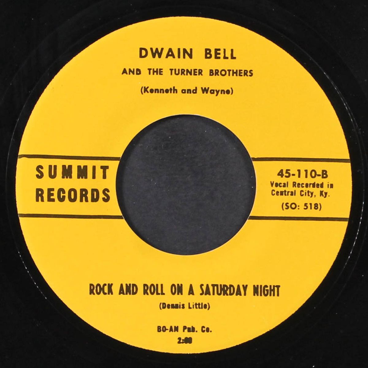rock and roll on a saturday night / i'm gonna ride by DWAIN BELL