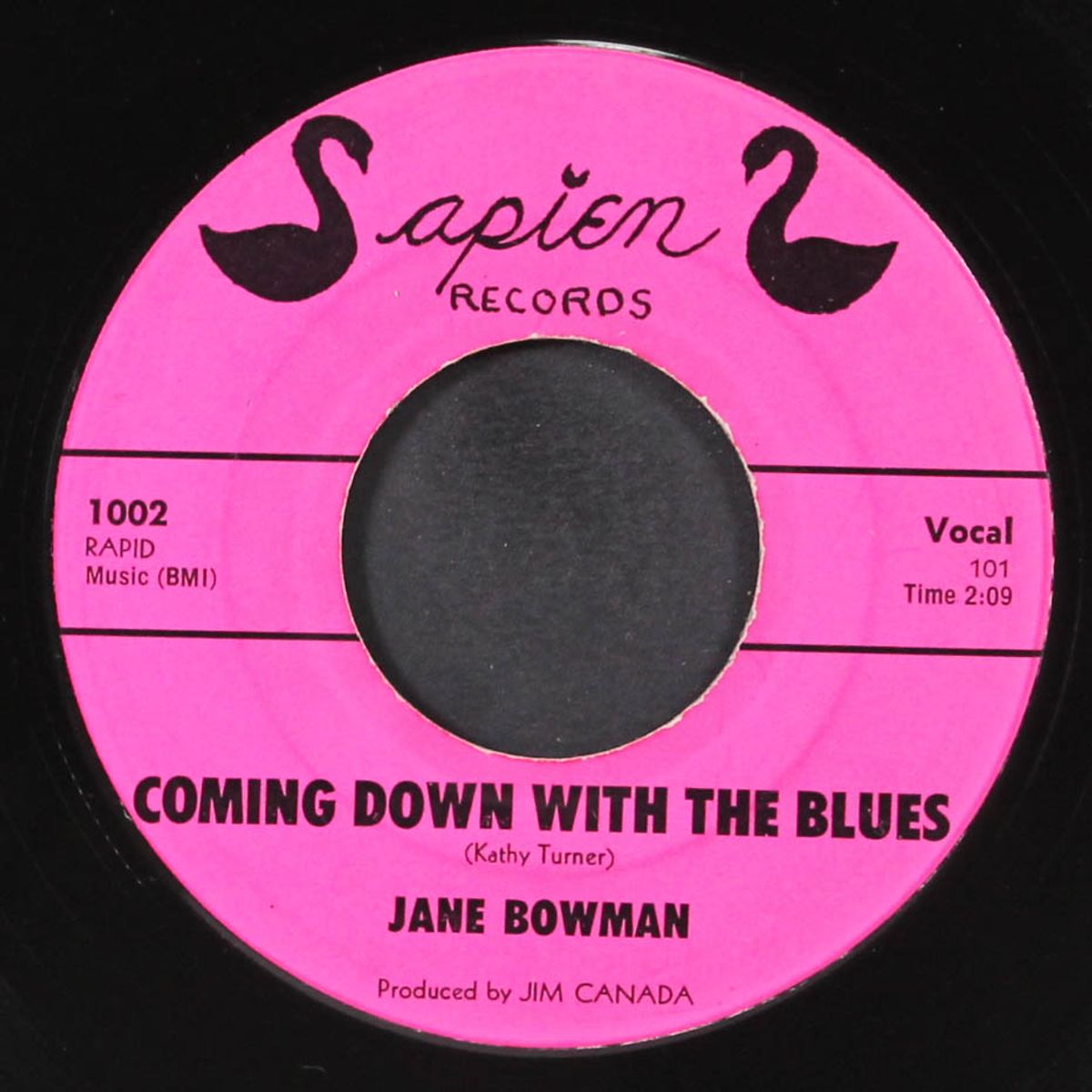 dearest little angel / coming down with the blues by JANE BOWMAN