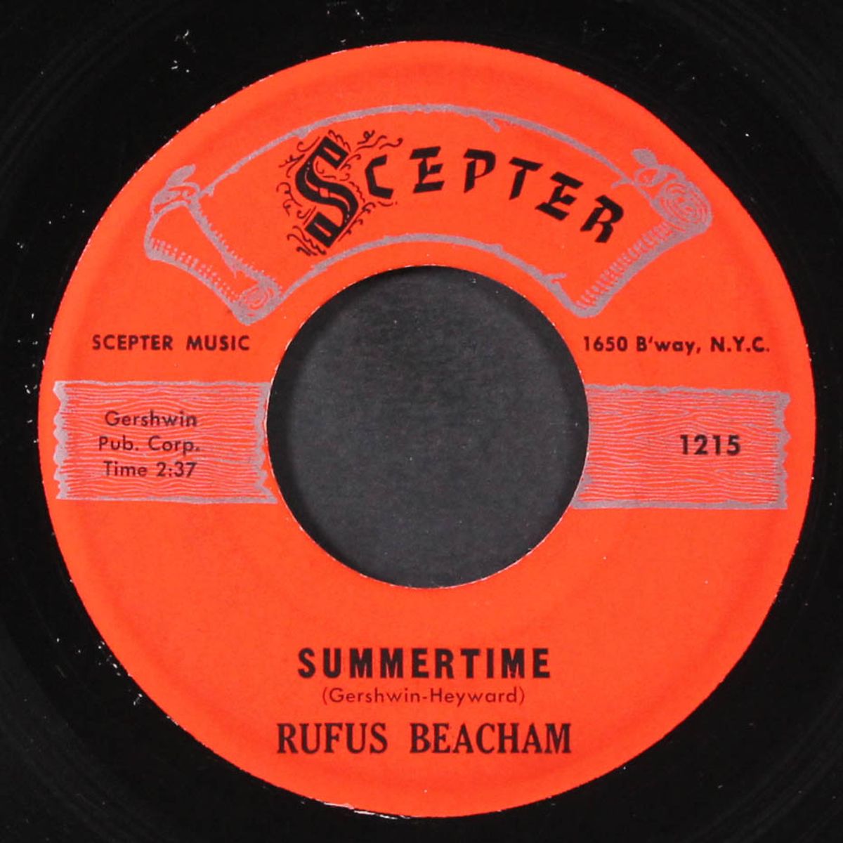 summertime / just one more chance by RUFUS BEACHAM
