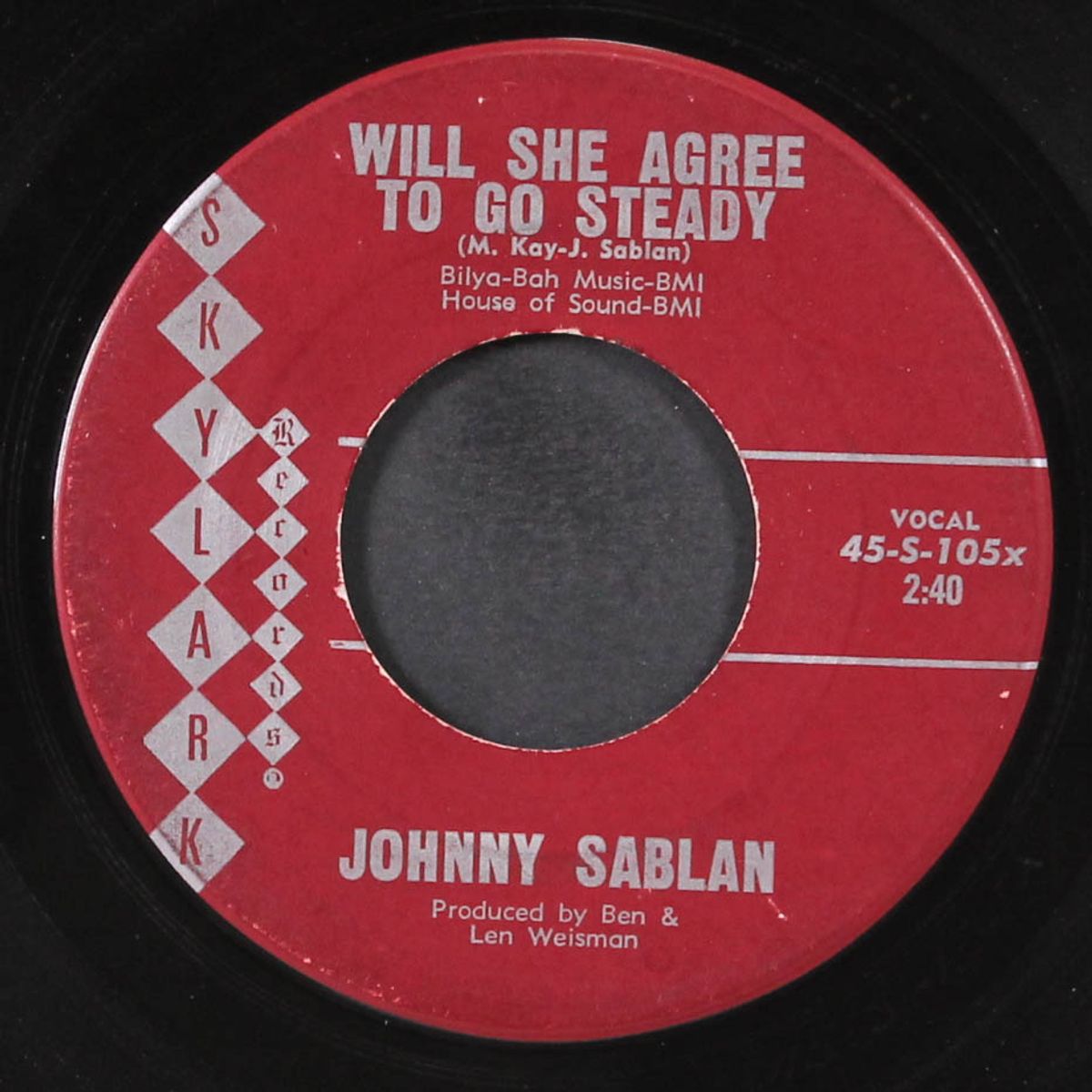 will she agree to go steady by JOHNNY SABLAN