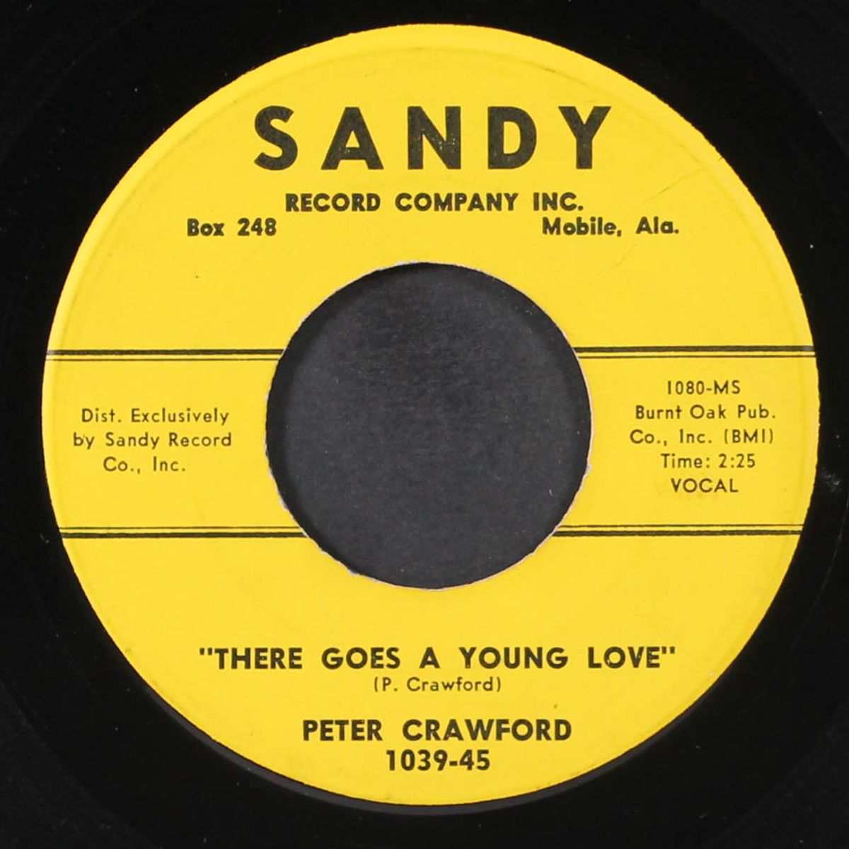 dancin' with my lover / there goes a young love by PETER CRAWFORD
