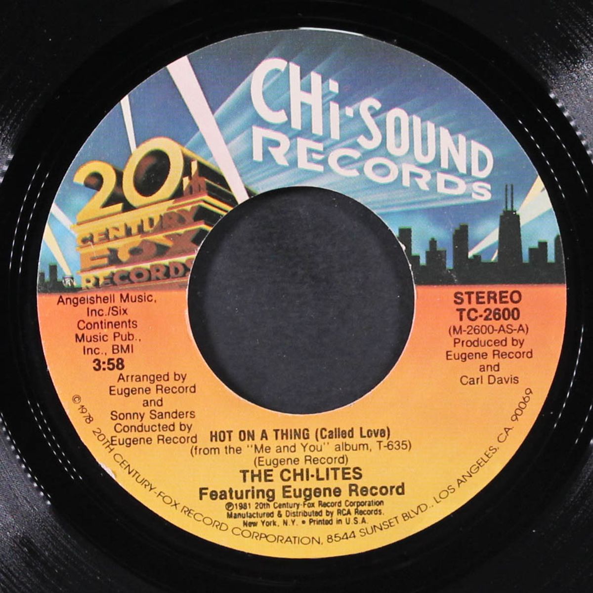 whole lot of good good lovin' / hot on a thing by CHI-LITES