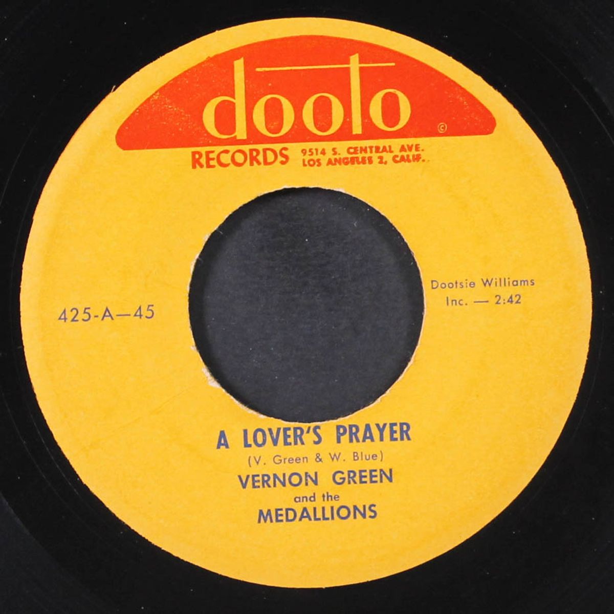 a lover's prayer / unseen by VERNON GREEN & MEDALLIONS