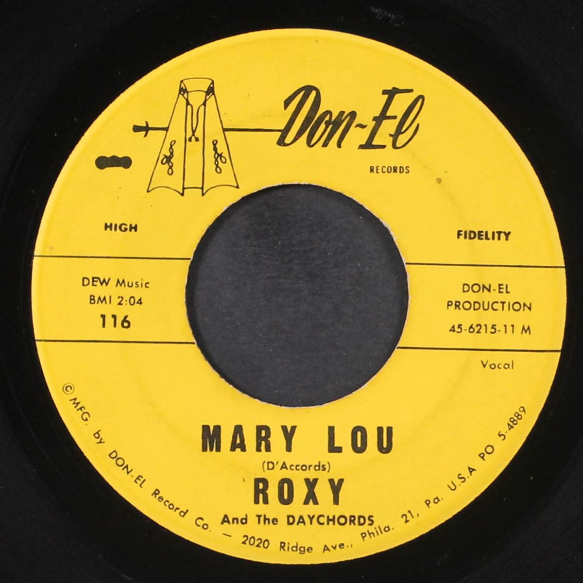 i'm so in love / mary lou by ROXY & DAYCHORDS