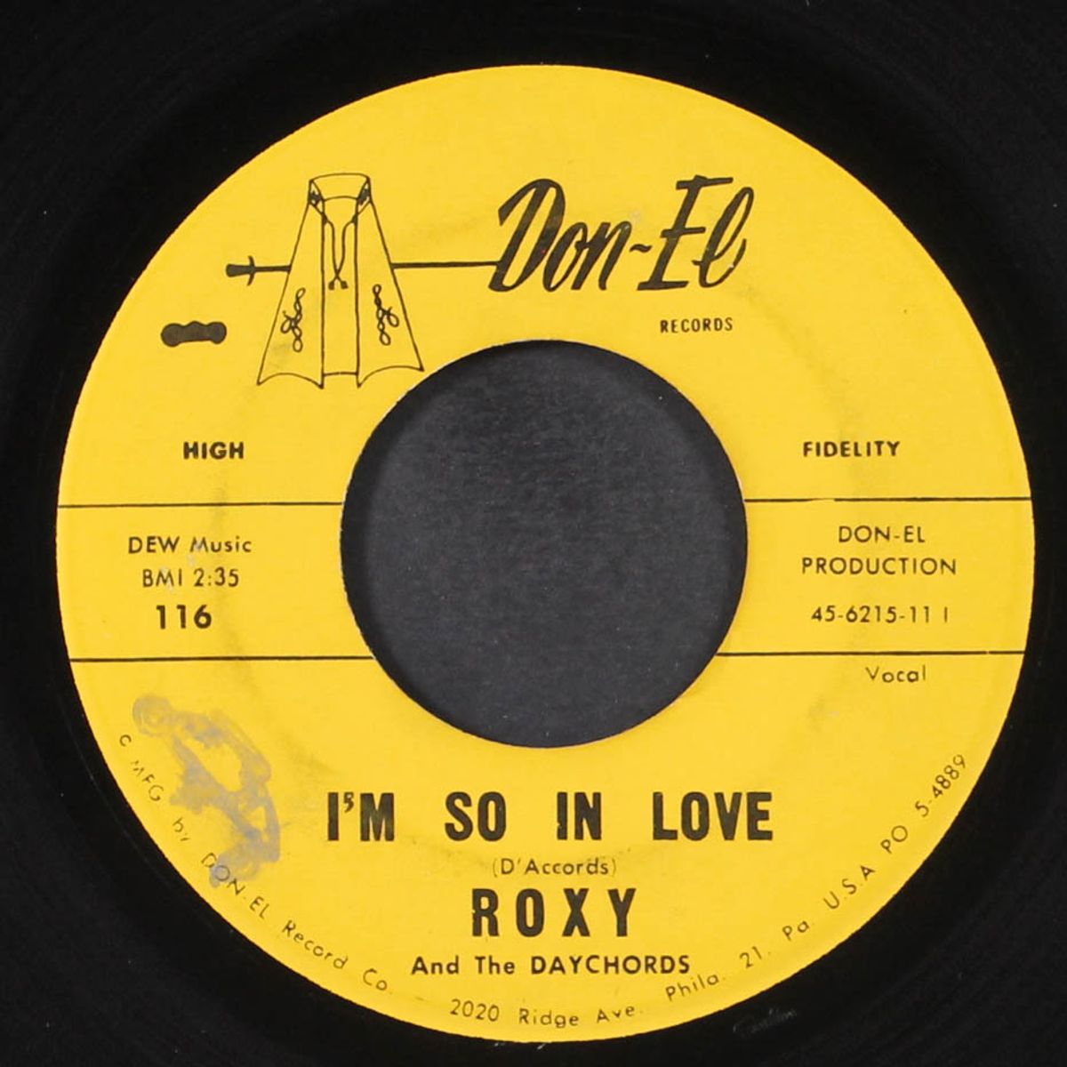 i'm so in love / mary lou by ROXY & DAYCHORDS
