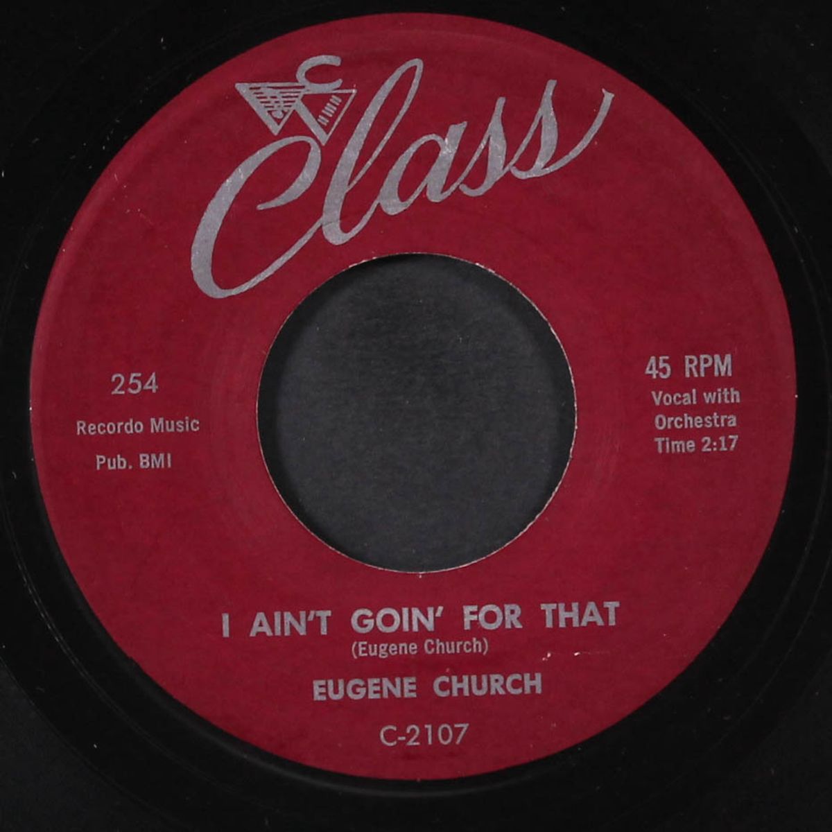miami / i ain't goin' for that by EUGENE CHURCH