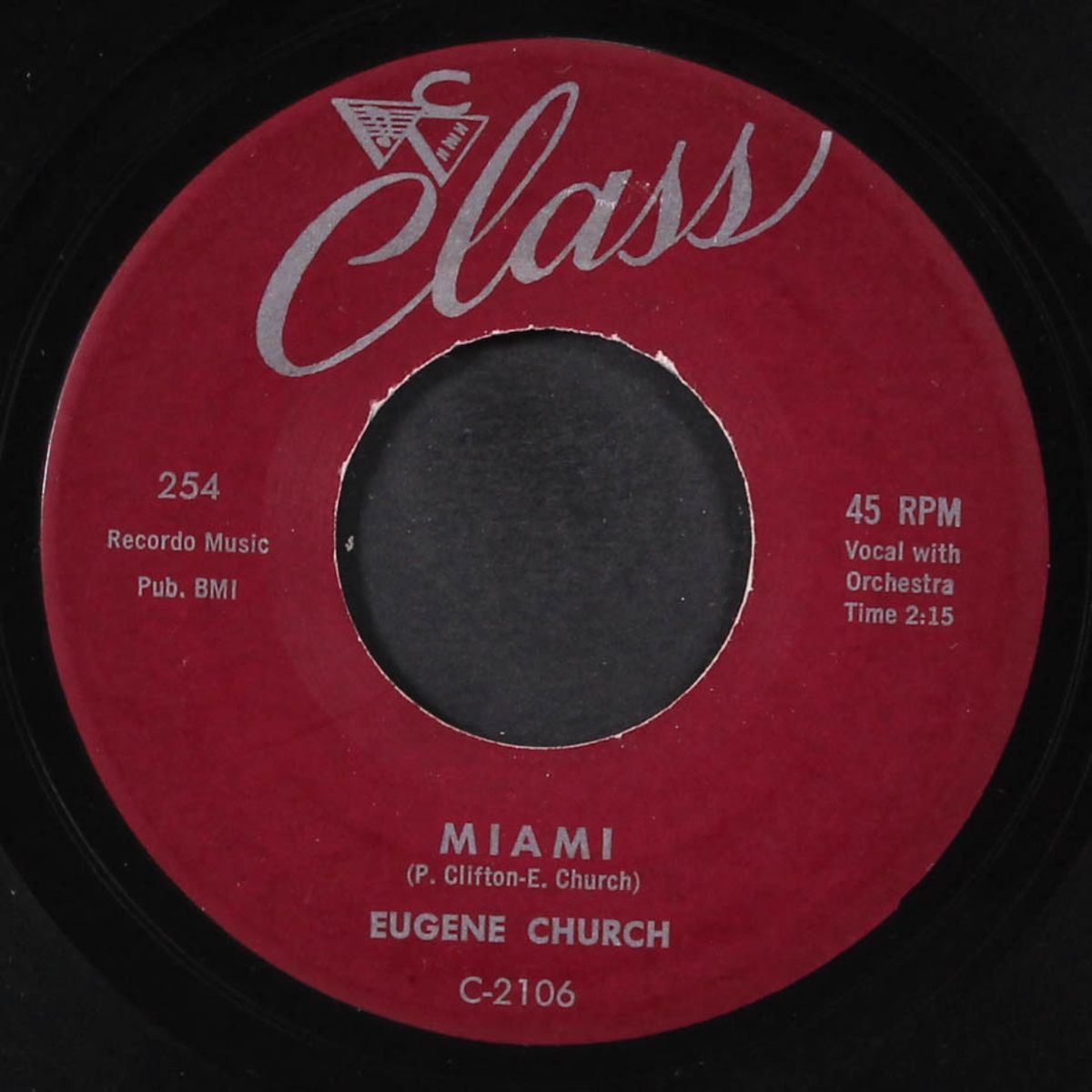 miami / i ain't goin' for that by EUGENE CHURCH