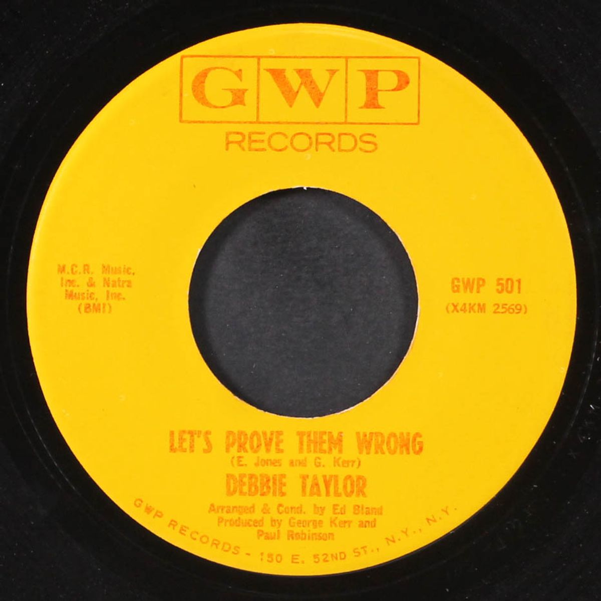 never gonna let him know / let's prove them wrong by DEBBIE TAYLOR