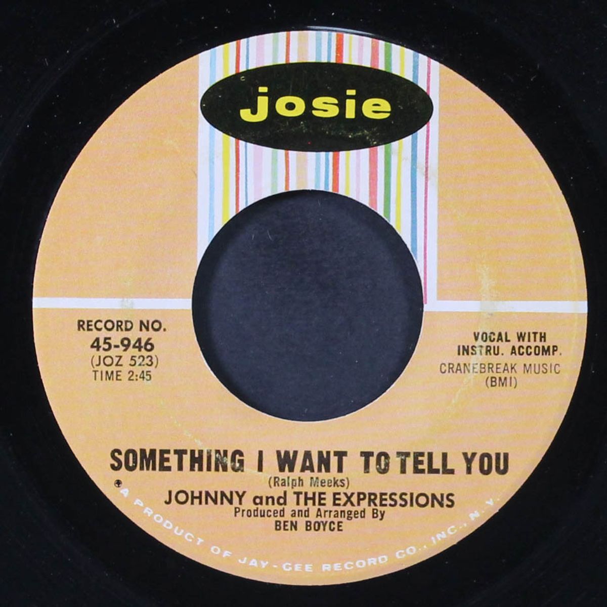 something i want to tell you / where is the party by JOHNNY & EXPRESSIONS