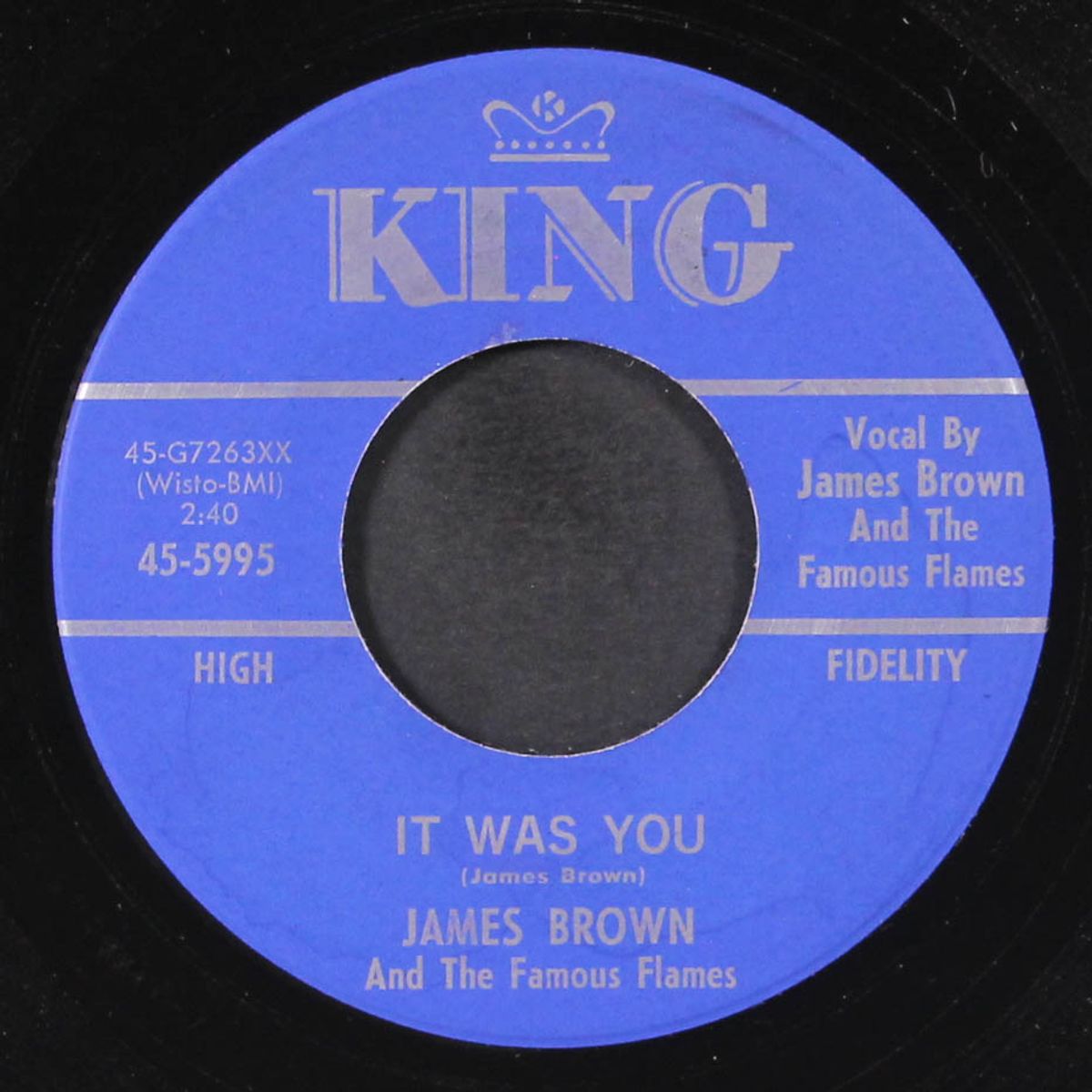 it was you / this old heart by JAMES BROWN