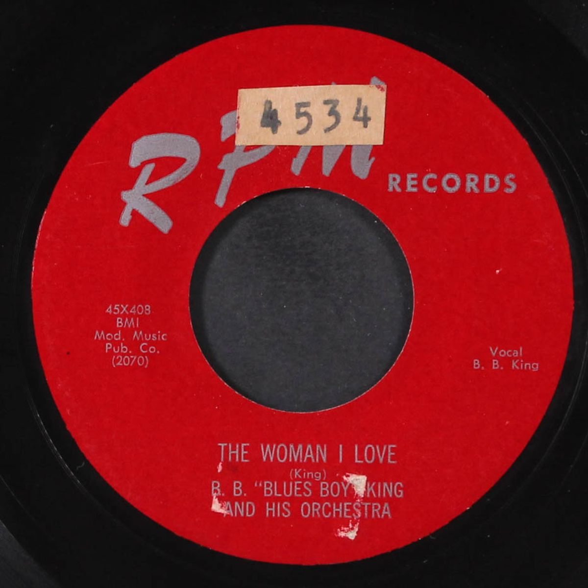 love you baby / the woman i love by B.B. KING