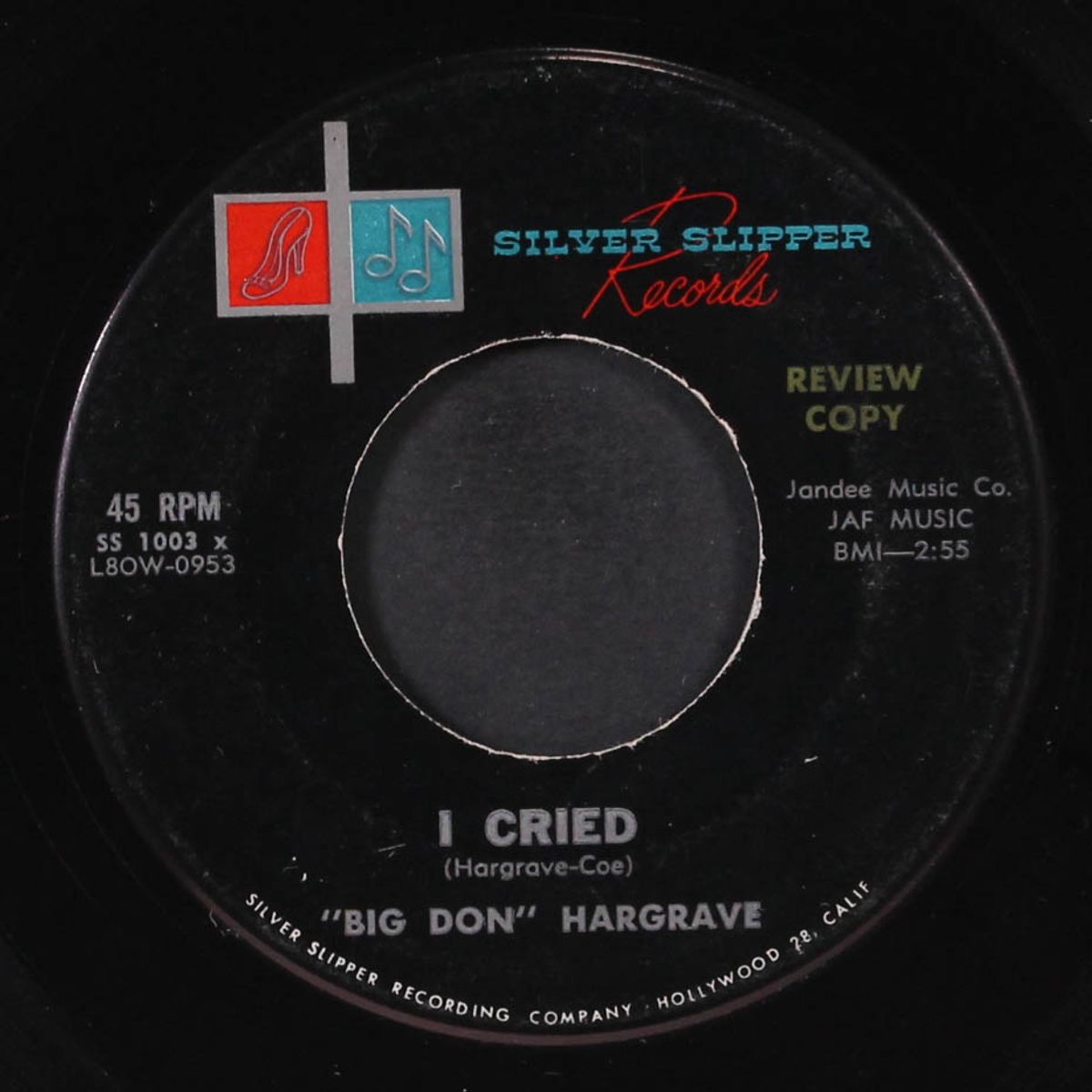 fee-fi-fo-fum / i cried by BIG DON HARGRAVE