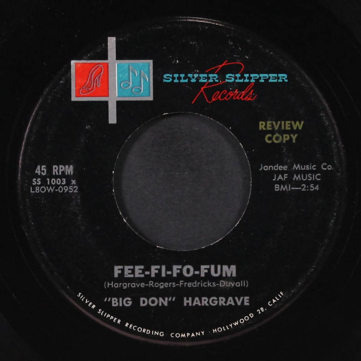 fee-fi-fo-fum / i cried by BIG DON HARGRAVE