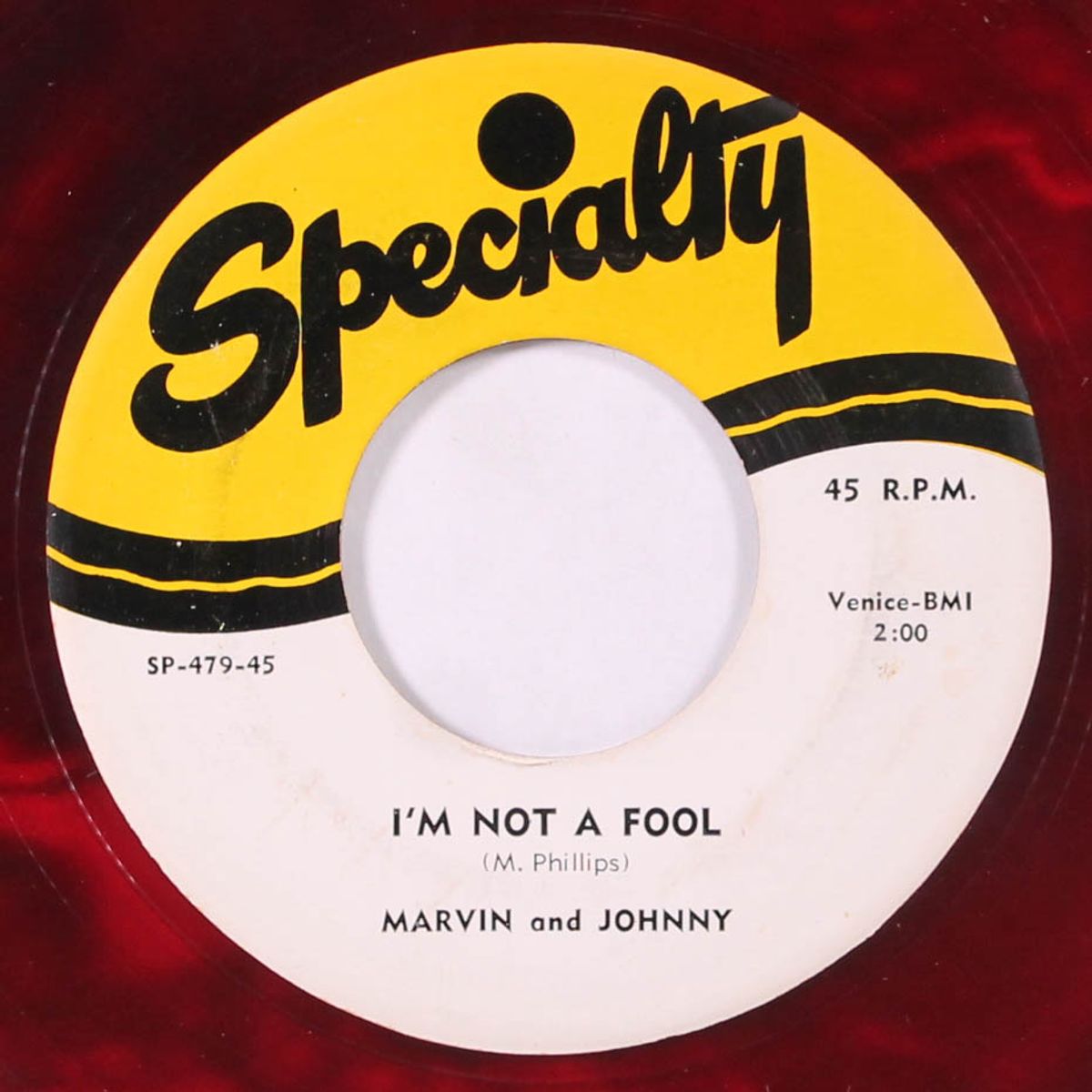 baby doll / i'm not a fool by MARVIN & JOHNNY