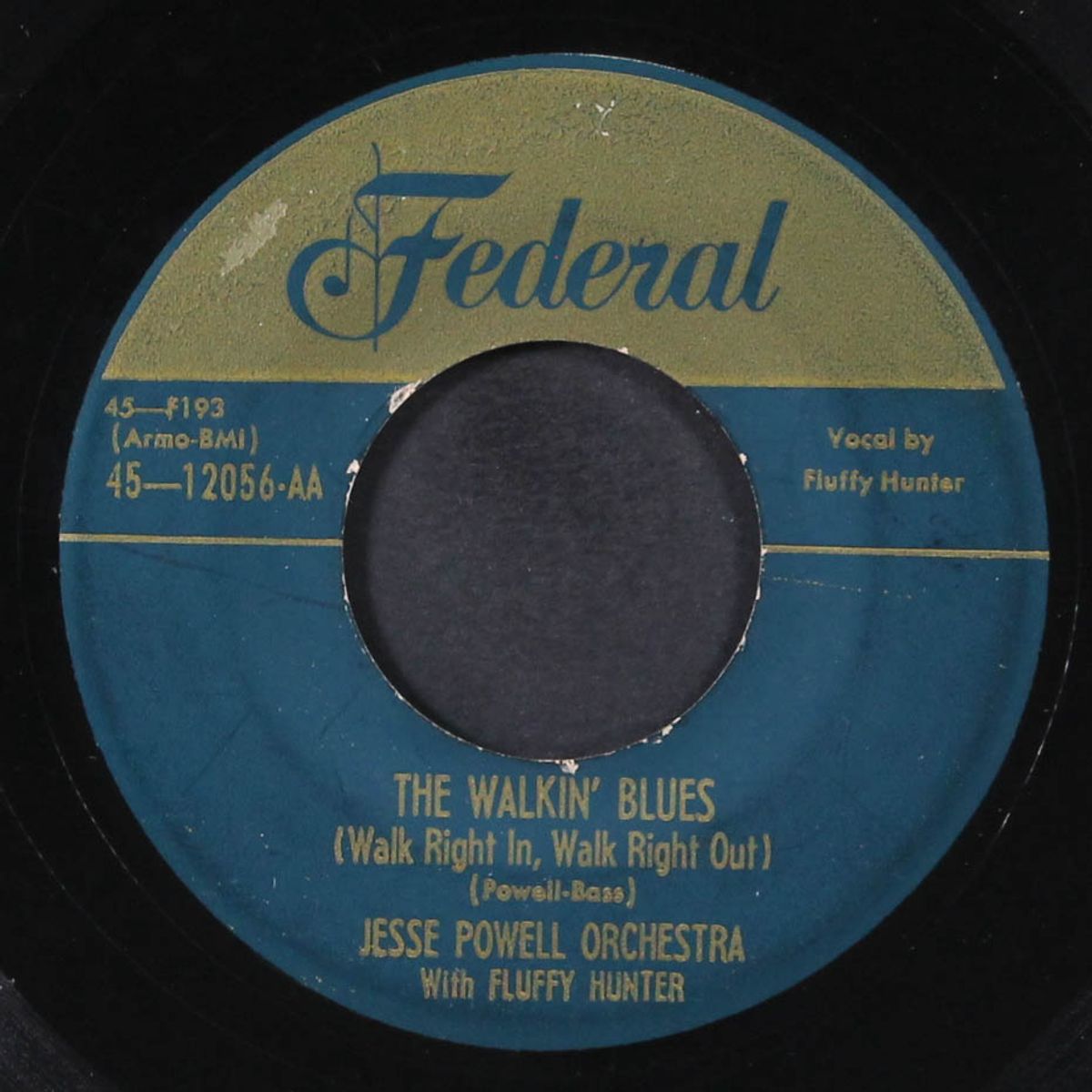 the walkin' blues / love is a fortune by JESSE POWELL