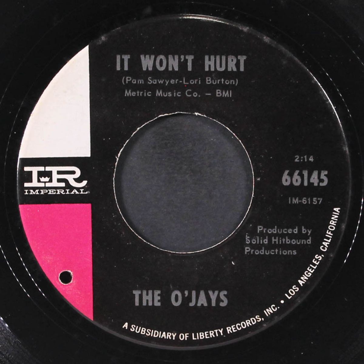 i'll never let you go / it won't hurt by O'JAYS
