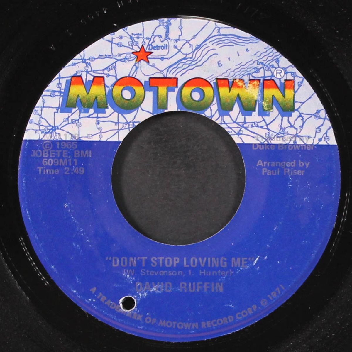each day is a lifetime / don't stop loving me by DAVID RUFFIN