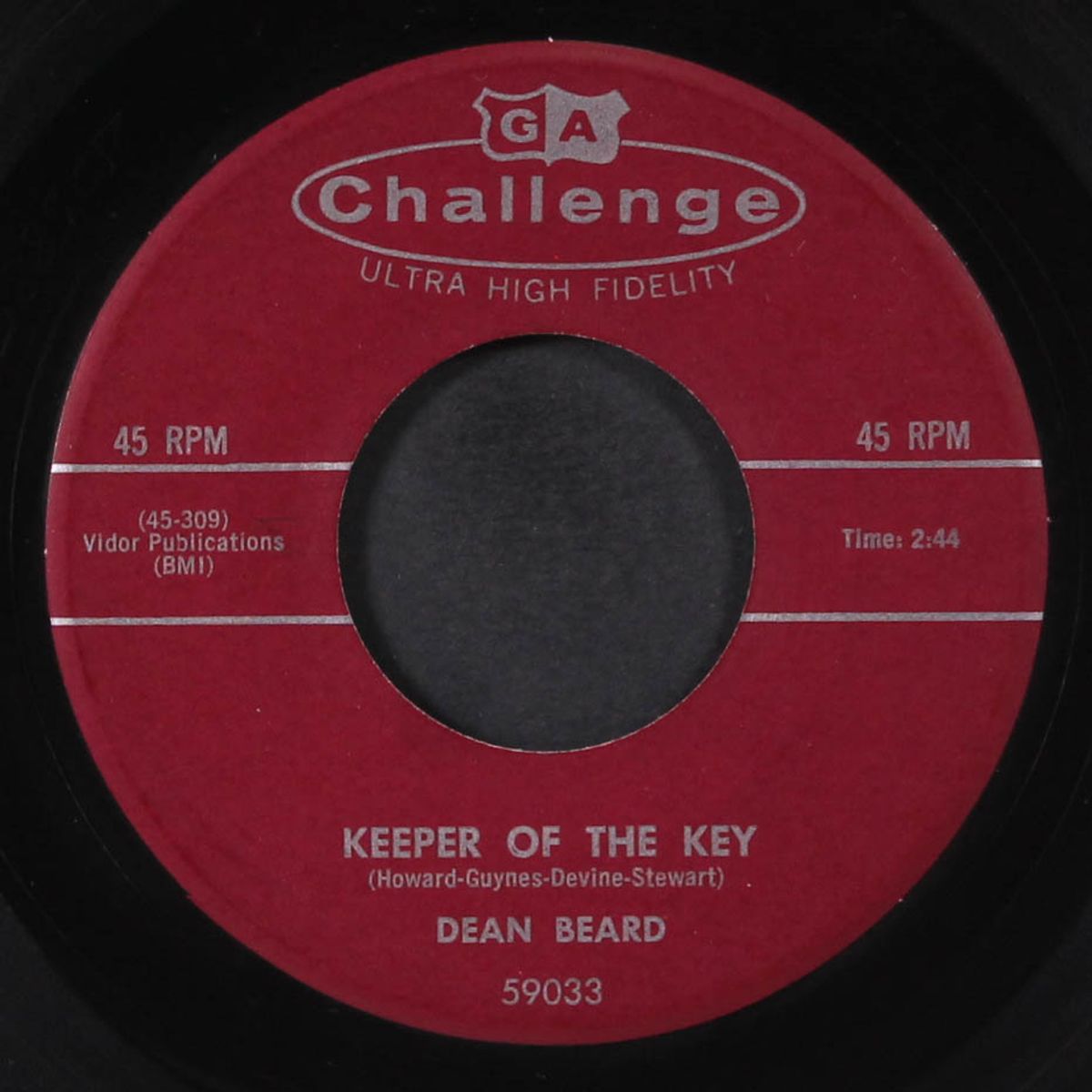 egad, charlie brown / keeper of the key by DEAN BEARD