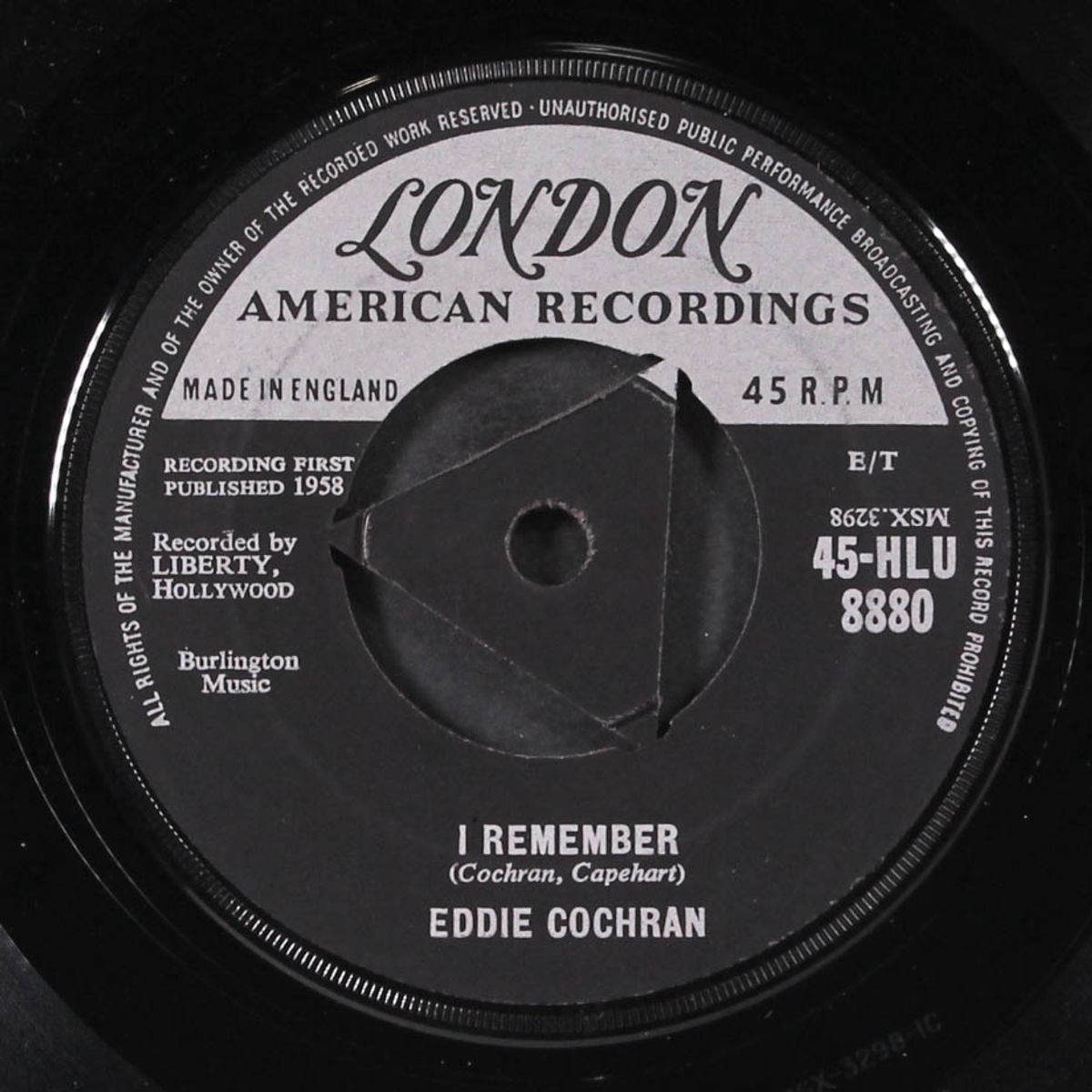 teenage heaven / i remember by EDDIE COCHRAN