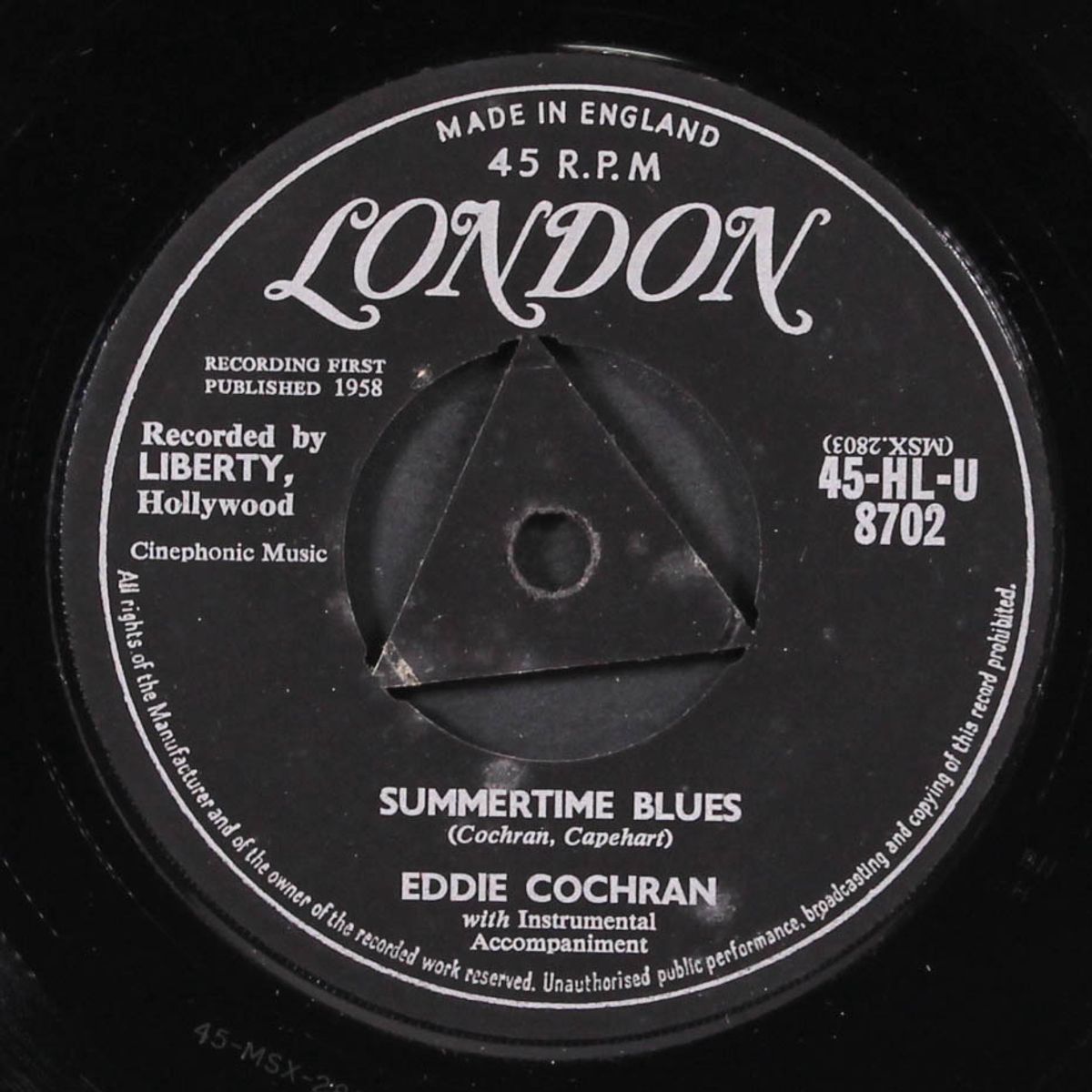 summertime blues / love again by EDDIE COCHRAN