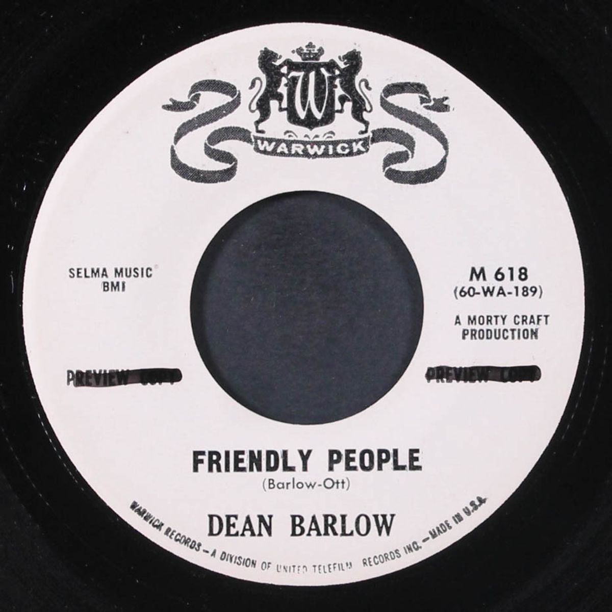 it's all in your mind / friendly people by DEAN BARLOW