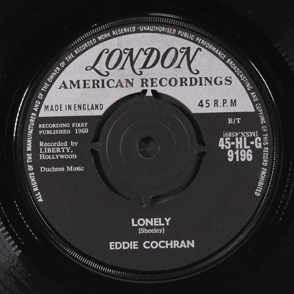 sweetie pie / lonely by EDDIE COCHRAN