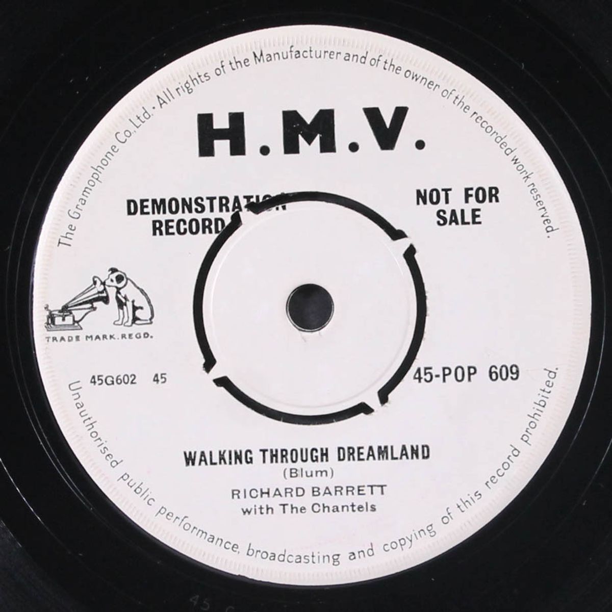 come softly to me / walking through dreamland by RICHARD BARRETT & CHANTELS