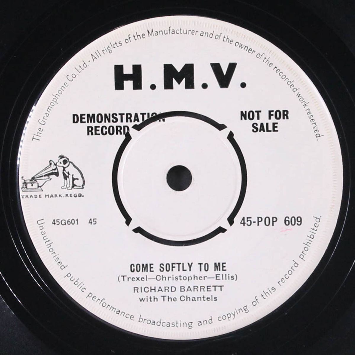 come softly to me / walking through dreamland by RICHARD BARRETT & CHANTELS