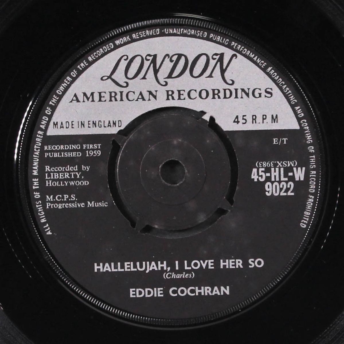 hallelujah, i love her so / little angel by EDDIE COCHRAN