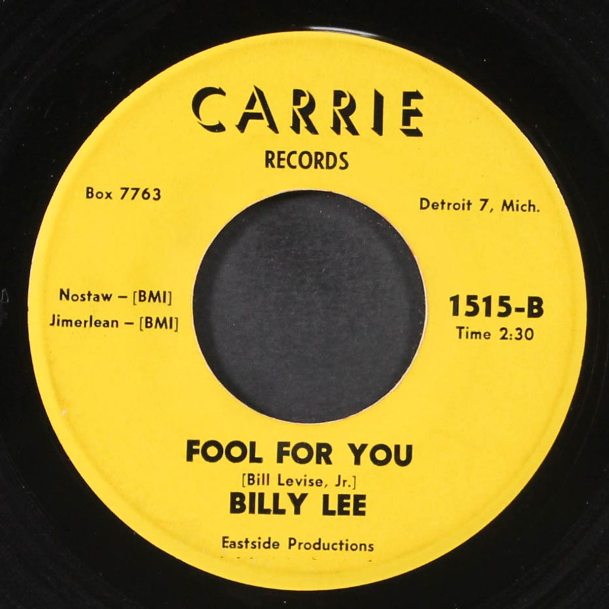 that's the way it's gonna be / fool for you by BILLY LEE