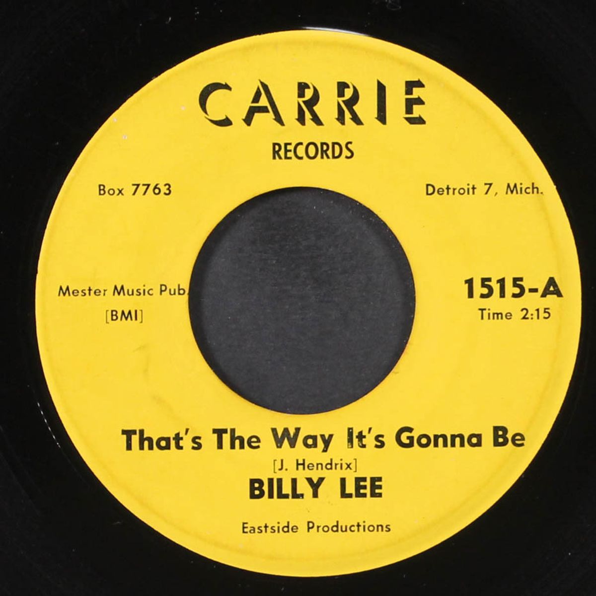 that's the way it's gonna be / fool for you by BILLY LEE