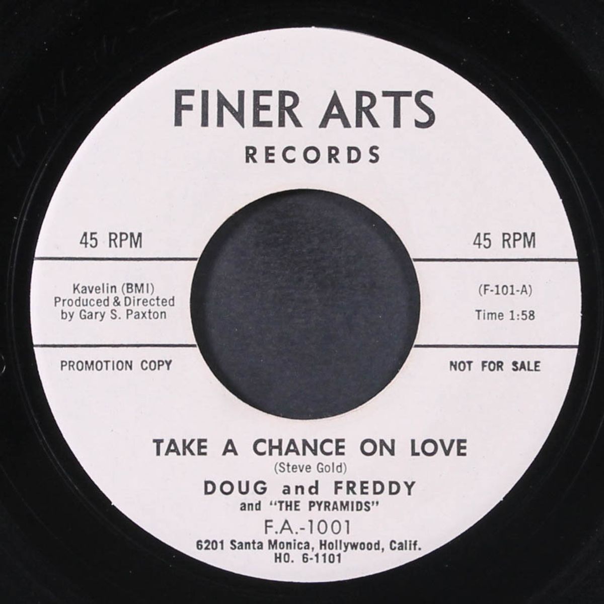 take a chance on love / i know you're lyin' by DOUG AND FREDDY & PYRAMIDS