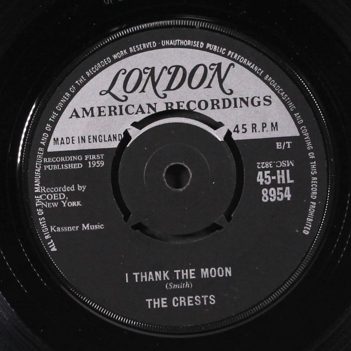 the angels listened in / i thank the moon by CRESTS