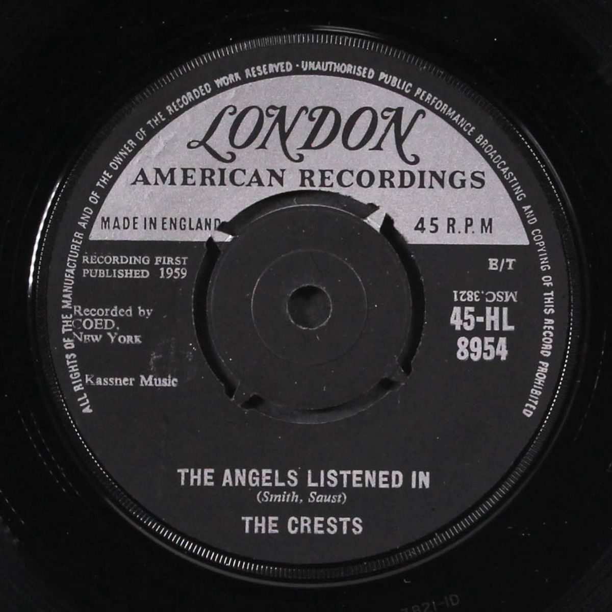 the angels listened in / i thank the moon by CRESTS
