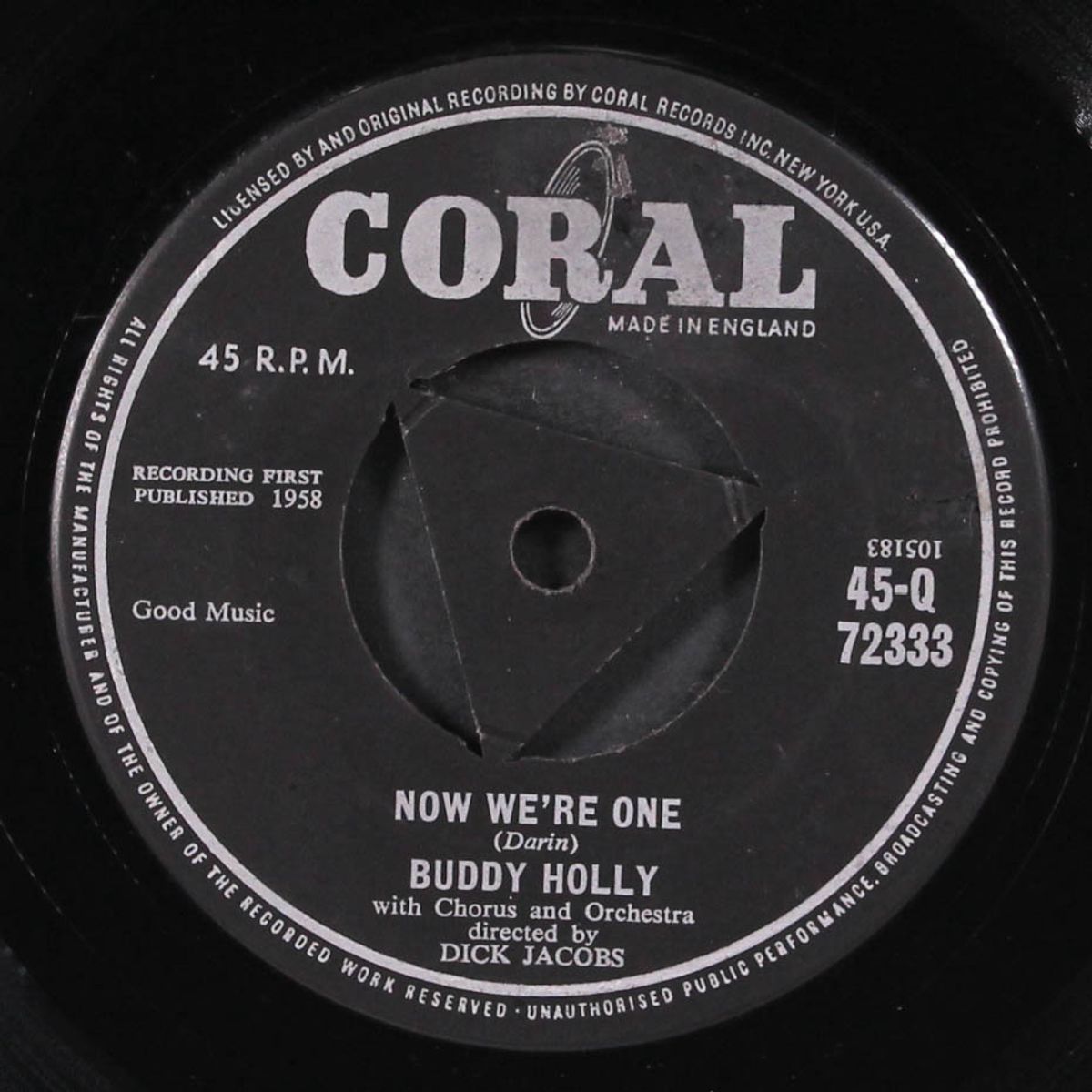 early in the morning / now we're one by BUDDY HOLLY