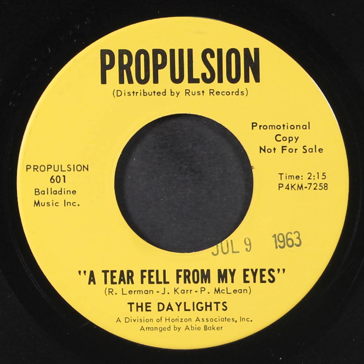 billy is the boy / a tear fell from my eyes by DAYLIGHTS