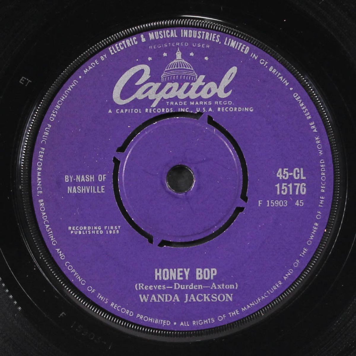 mean, mean man / honey bop by WANDA JACKSON