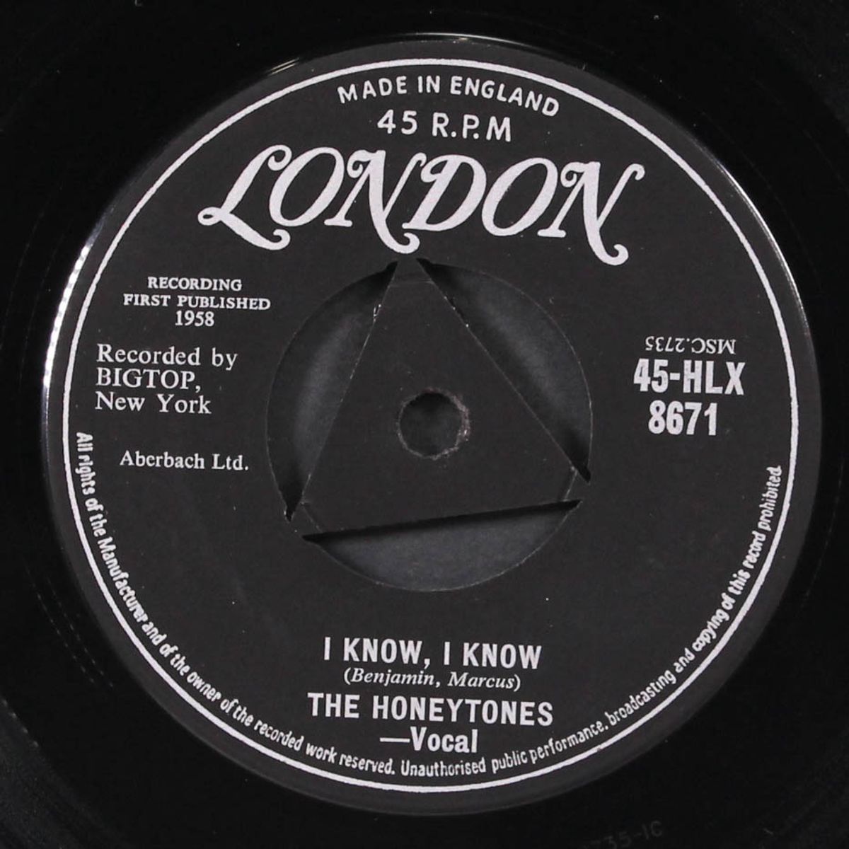 don't look now, but- / i know, i know by HONEYTONES
