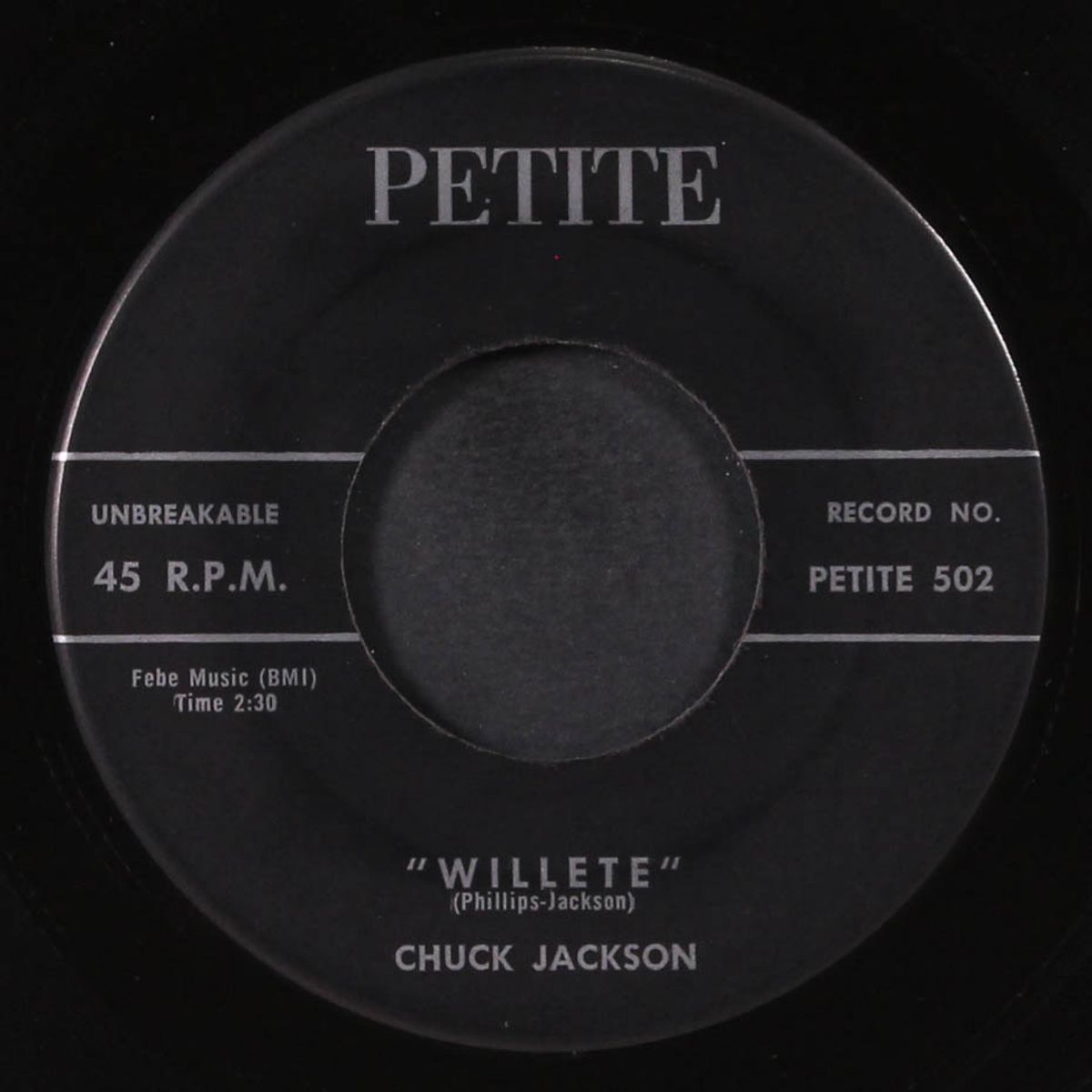 cold feet / willette by CHUCK JACKSON